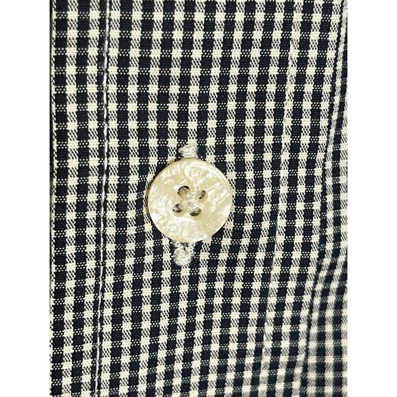 Tampa Bay Buccaneers Plaid Button Up L Black Check Retro Florida Football NFL - Picture 4 of 10